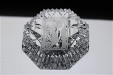 PGA Tour Diamond Shaped Glass Paper Weight