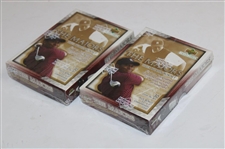 Two (2) Unopened Sets of 'The Majors' Tiger Woods Box Set Golf Cards - 30 Per