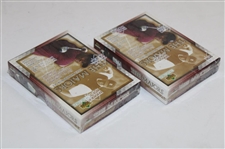 Two (2) Unopened Sets of 'The Majors' Tiger Woods Box Set Golf Cards - 30 Per