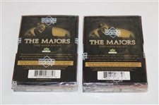 Two (2) Unopened Sets of 'The Majors' Tiger Woods Box Set Golf Cards - 30 Per