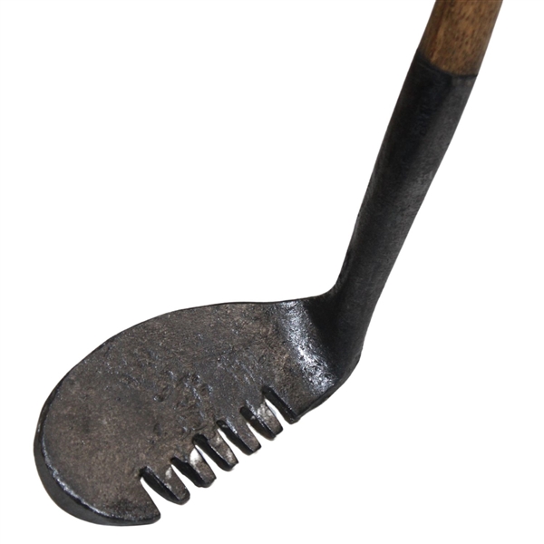 Unmarked Rake Iron Made in Scotland with Shaft Stamp