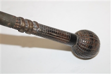 Vintage Mesh Pattern Golf Ball Sunday Walking Stick/Club
