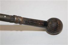 Vintage Mesh Pattern Golf Ball Sunday Walking Stick/Club