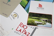 California - One-Hundred (100) Various Modern Golf Club/Course Official Scorecards