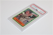 Jack Nicklaus Signed 1981 Donruss #13 Rookie Card PSA/DNA Auto Grade 10