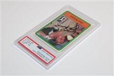 Jack Nicklaus Signed 1981 Donruss #13 Rookie Card PSA/DNA Auto Grade 10