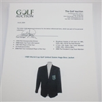 Paul Azinger's 1989 World Cup Golf United States Hugo Boss Jacket
