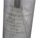 Nancy Lopez's 1978 Seagrams Seven Crowns of Sports Women's Golf Champion 7 Trophy