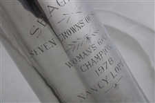 Nancy Lopez's 1978 Seagrams Seven Crowns of Sports Women's Golf Champion 7 Trophy
