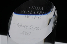 Nancy Lopez's 2000 Linda Vollstedt LPGA Tiffany & Co Trophy
