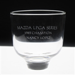 Nancy Lopezs 1985 Mazda LPGA Series Champion Trophy Bowl