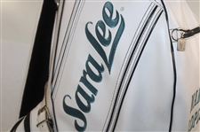 Nancy Lopez's Sara Lee Full Size White Golf Bag