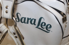 Nancy Lopez's Sara Lee Full Size White Golf Bag