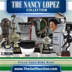 Nancy Lopez's Sara Lee Full Size White Golf Bag