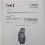 Nancy Lopez's Sara Lee Full Size White Golf Bag