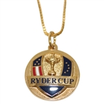 2012 Ryder Cup at Medinah C.C. Necklace in Blue Box