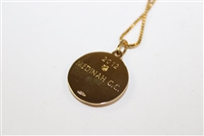 2012 Ryder Cup at Medinah C.C. Necklace in Blue Box