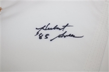 Nick Price, Lanny Wadkins & Hubert Green Signed World Golf Hall of Fame Flag JSA ALOA