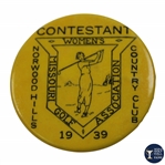 1936 Womens MGA Tournament at Norwood Hills CC Contestant Badge