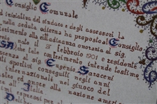 Gene Sarazen's Personal 1997 Honorary Italian Citizenship Award
