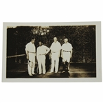 Gene Sarazen w/ Doubles Tennis Group Original Black and White Photo - Sarazen Collection