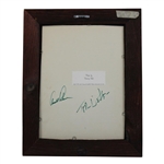 Jack Nicklaus Signed Atlanta Golf Classic Trophy Photo + Palmer & Watson Framed JSA ALOA