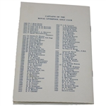 1969 Royal Liverpool Golf Club at Holyoke Centenary Dinner Program with Letter
