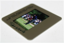 Tiger Woods Color Photo Negative - Joe Robbins 2001 PGA Tour/Western Open w/Handwritten Tiger Woods