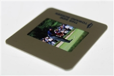 Tiger Woods Color Photo Negative - Joe Robbins 2001 PGA Tour/Western Open w/Handwritten Tiger Woods