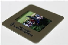 Tiger Woods Color Photo Negative - Joe Robbins 2001 PGA Tour/Western Open w/Handwritten Tiger Woods