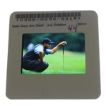 Tiger Woods Color Photo Negative - Joe Robbins 2002 US Beth Page Black