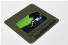 Tiger Woods Color Photo Negative - Joe Robbins 2002 US Beth Page Black