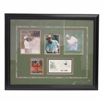 Palmer, Watson, Trevino, & Casper Signed First Day of Issue Framed Display JSA ALOA