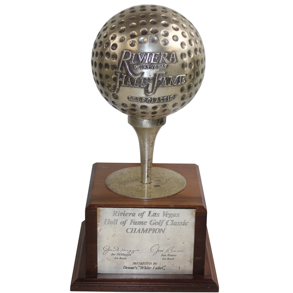 Riviera of Las Vegas Hall of Fame Golf Classic Champion Trophy Hosted by Dimaggio & Brown