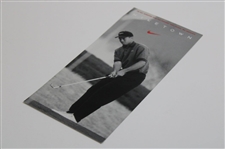 Tiger Woods 1996 Niketown Rookie Card/Ad Piece - Great Condition