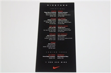 Tiger Woods 1996 Niketown Rookie Card/Ad Piece - Great Condition