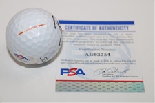 Bryson Dechambeau Signed Titleist Velocity 99 Golf Ball PSA #AG93754