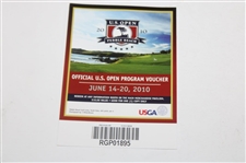 2010 US Open at Pebble Beach Complete Ticket Set with Voucher - Graeme McDowell Winner