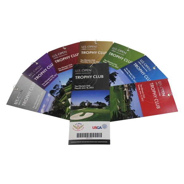 2012 US Open at The Olympic Club Complete Monday-Playoff Ticket Set - Webb Simpson Winner