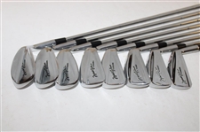 c.1989 Michael Jordan Signature Wilson Club Irons (3-PW) & Woods (1-3-5) Complete Set w/Boxes