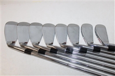 c.1989 Michael Jordan Signature Wilson Club Irons (3-PW) & Woods (1-3-5) Complete Set w/Boxes