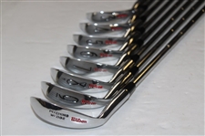c.1989 Michael Jordan Signature Wilson Club Irons (3-PW) & Woods (1-3-5) Complete Set w/Boxes
