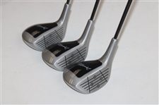 c.1989 Michael Jordan Signature Wilson Club Irons (3-PW) & Woods (1-3-5) Complete Set w/Boxes