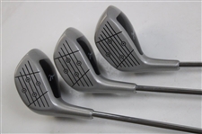 c.1989 Michael Jordan Signature Wilson Club Irons (3-PW) & Woods (1-3-5) Complete Set w/Boxes