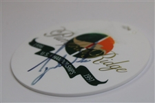 Tiger Woods Signed Pumpkin Ridge Bag Tag - Site of US Amateur Win JSA ALOA