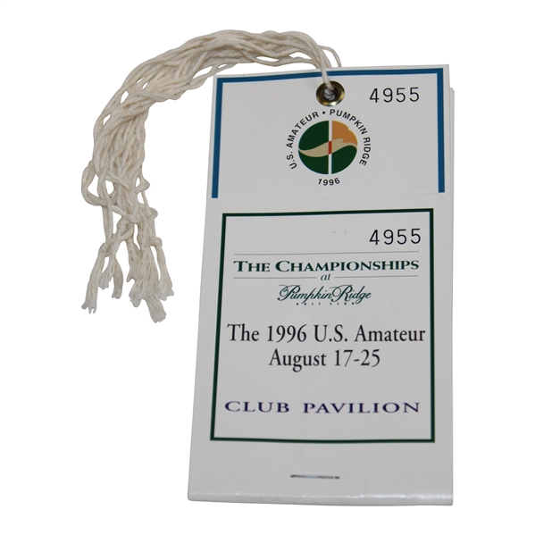 1996 US Amateur At Pumpkin Ridge Complete Ticket Booklet - Tiger Win