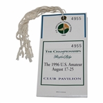 1996 US Amateur At Pumpkin Ridge Complete Ticket Booklet - Tiger Win