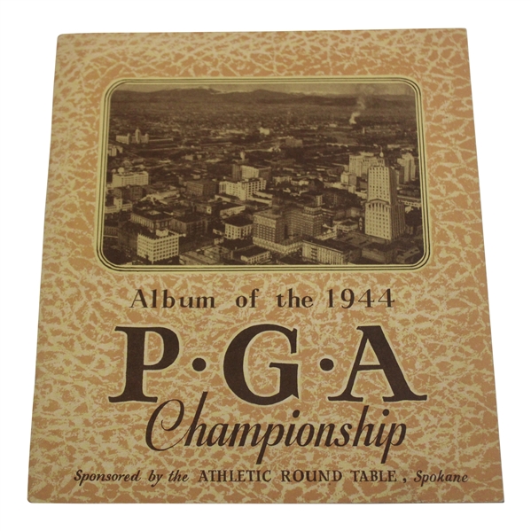 1944 PGA Championship at Manito G&CC Program - Bob Hamilton Winner