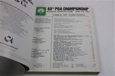 1981 PGA Championship at Atlanta Athletic Club Program - Larry Nelson Win