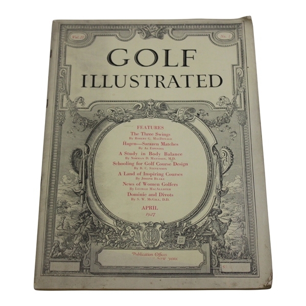 1927 Golf Illustrated Magazine incl. Hagen-Sarazen Matches